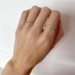 NEW - Sterling Silver Stacking Ring Set